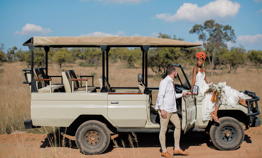 safari-themed wedding